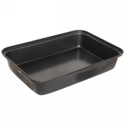 Противень металлический 32*22*5,5см с антипригарным покрытием «Селфи»