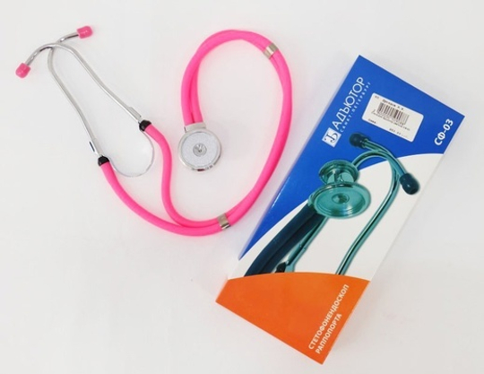 Стетоскоп Адъютор (розовый)