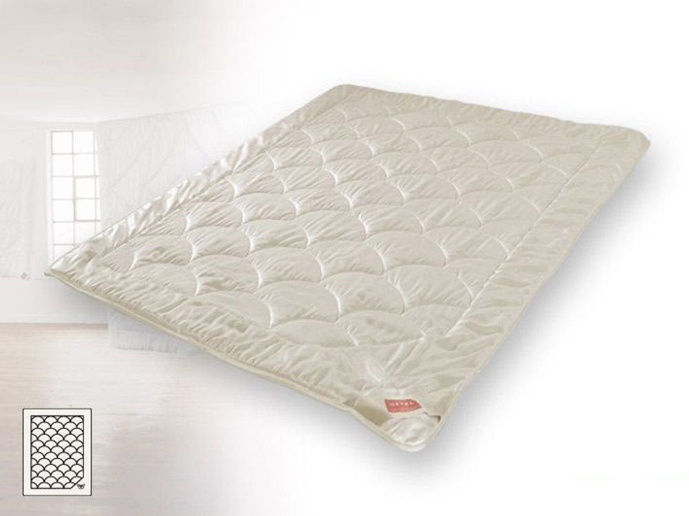 Одеяло шелковое очень легкое 155х200 Hefel Рубин Роял Австрия