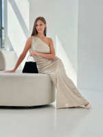 Платье с жемчужным напылением