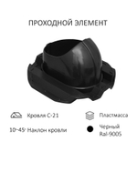 Проходной элемент PROF-21 для металлопрофиля С21, Gervent