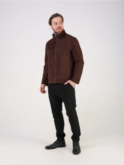 Кожаная куртка демисезонная замшевая двухсторонняя