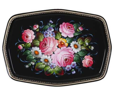 Zhostovo metal tray A18D070425107