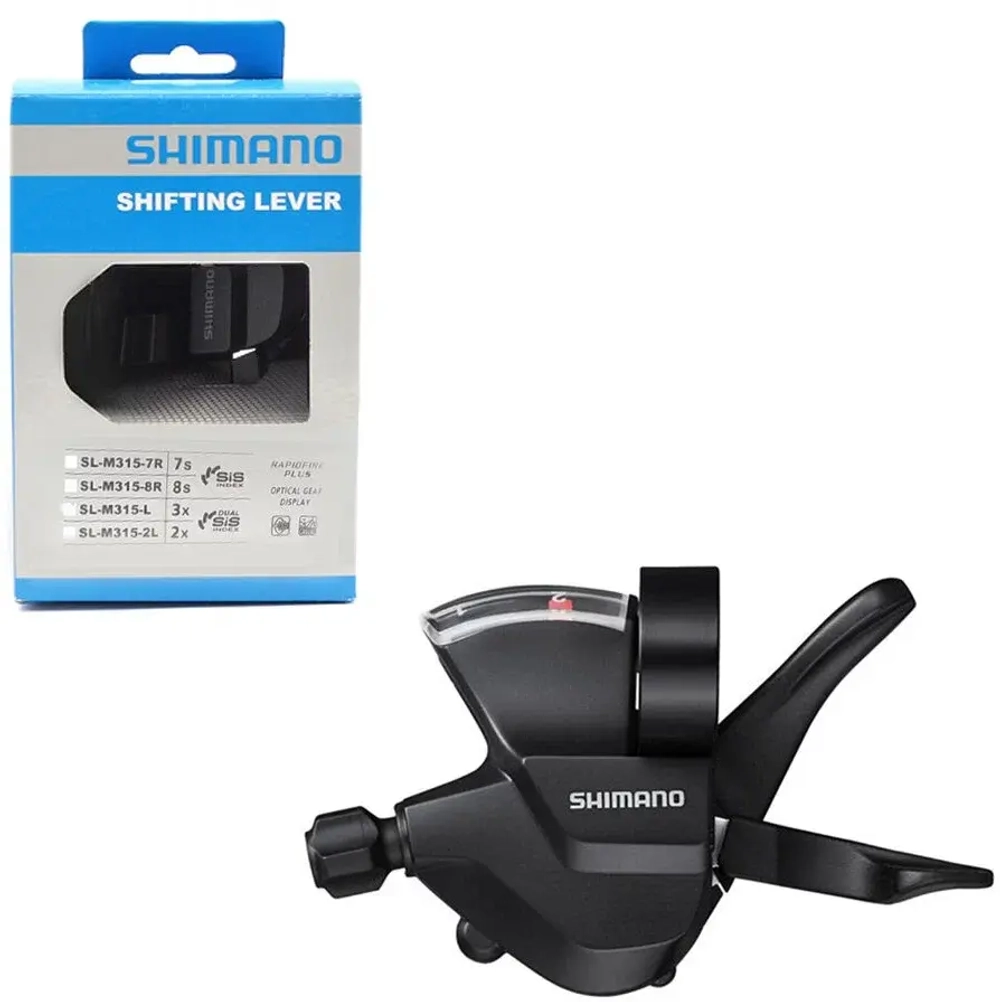Шифтер Shimano Altus M315 левый 2 скорости трос 1800 мм