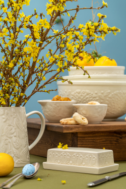 Масленка Liberty Jones Birds of Paradise кремовая