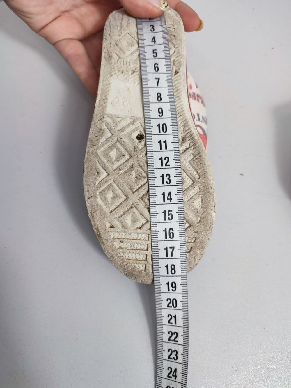 Кеды стильные на липучках 27 размер