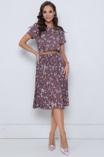 Эмили Лето (гофре, флер) платье Diolche (Акция)