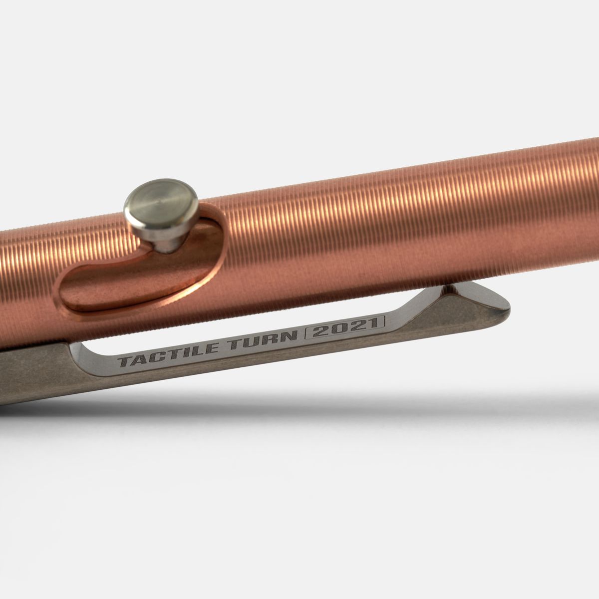 Tactile Turn Slim Bolt Action Pen Copper — ручка из меди