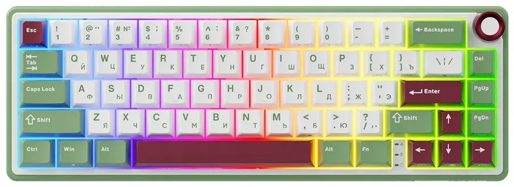 Клавиатура Royal Kludge R65 зеленый