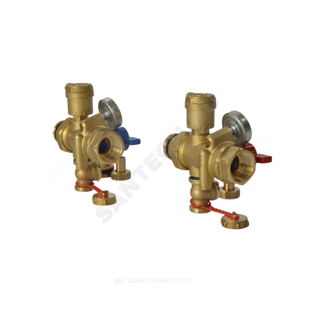 Комплект многофункциональных кранов ВР/НР Ду1" R269T Giacomini R269TY035