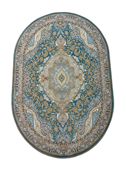 Ковер Mashad 1200 G146 Blue/Grey Овал