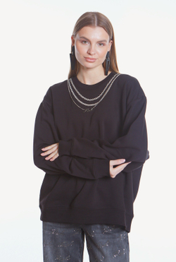 СВИТШОТ KARL С ОЖЕРЕЛЬЕМ