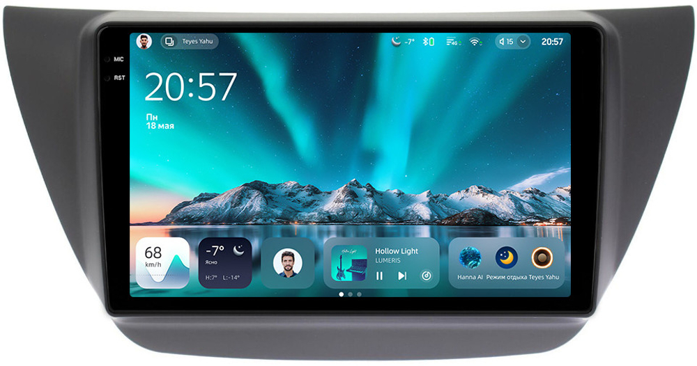 Магнитола для Mitsubishi Lancer 9, Cedia, Evolution 7-9 - Teyes CC4 монитор 9.2" 2K QLED на Android 14, Snapdragon 680, DSP, CarPlay, 4G SIM-слот