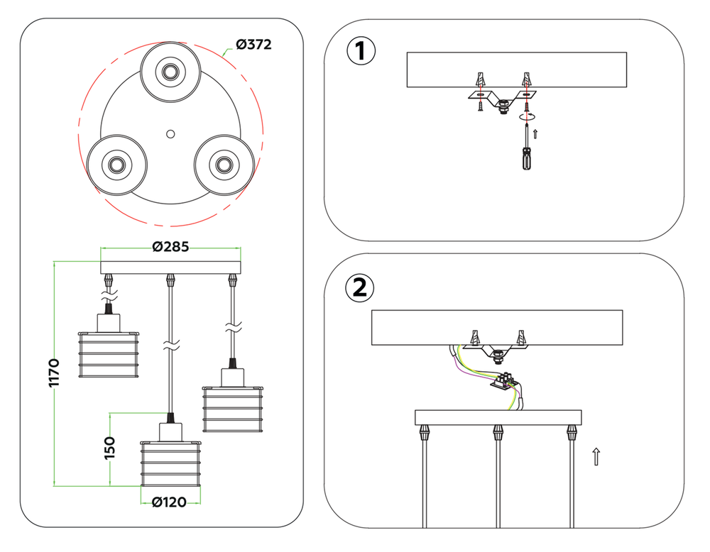 Ambrella Подвесной светильник в стиле лофт Loft TR8081