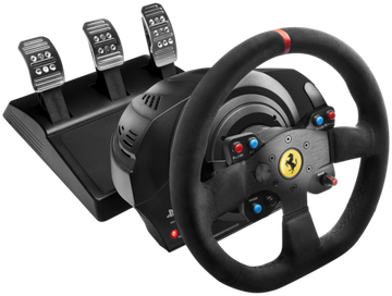 Руль Thrustmaster T300 Ferrari Integral Racing Wheel Alcantara Edition, черный
