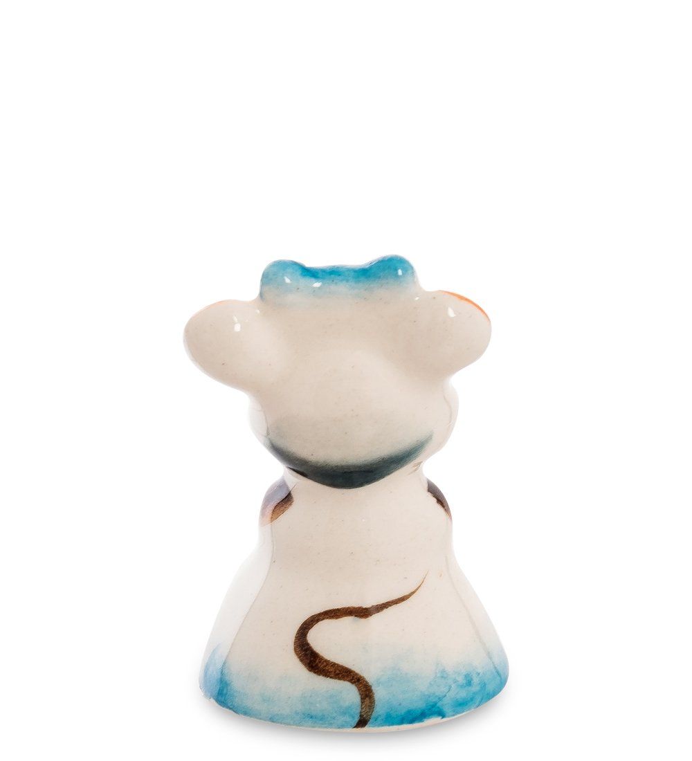 ГЛ- 534 Фигурка «Мышка» цв. (Гжельский фарфор)