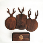 Разделочные доски из сибирского кедра 3 шт. в ящике. RDN29