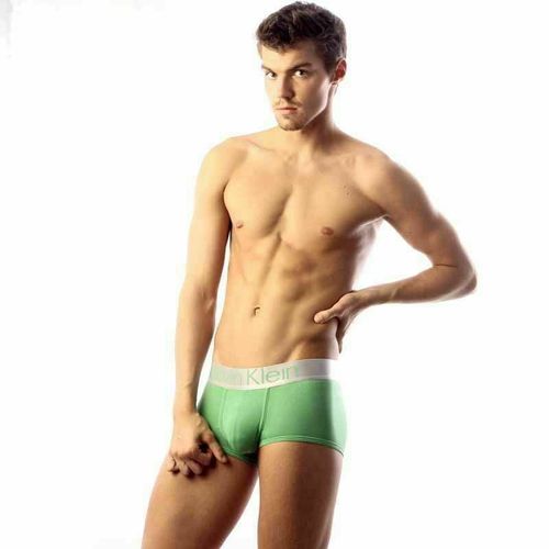 Мужские трусы хипсы зеленые Calvin Klein Boxer Green