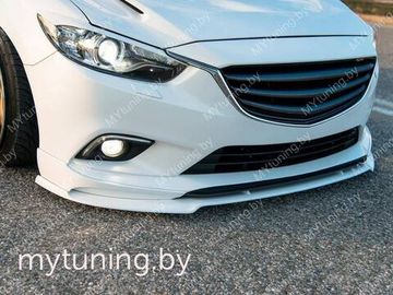 Сплиттер №2 под клыки переднего бампера Life Style для Mazda 6 / Atenza GJ