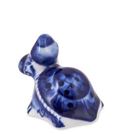 ГЛ- 919 Фигурка «Черепаха» (Гжельский фарфор)