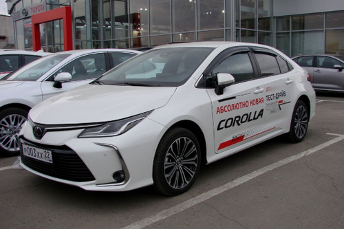 Дефлекторы боковых окон SIM для Toyota Corolla (2018-) арт.STOCOR1832