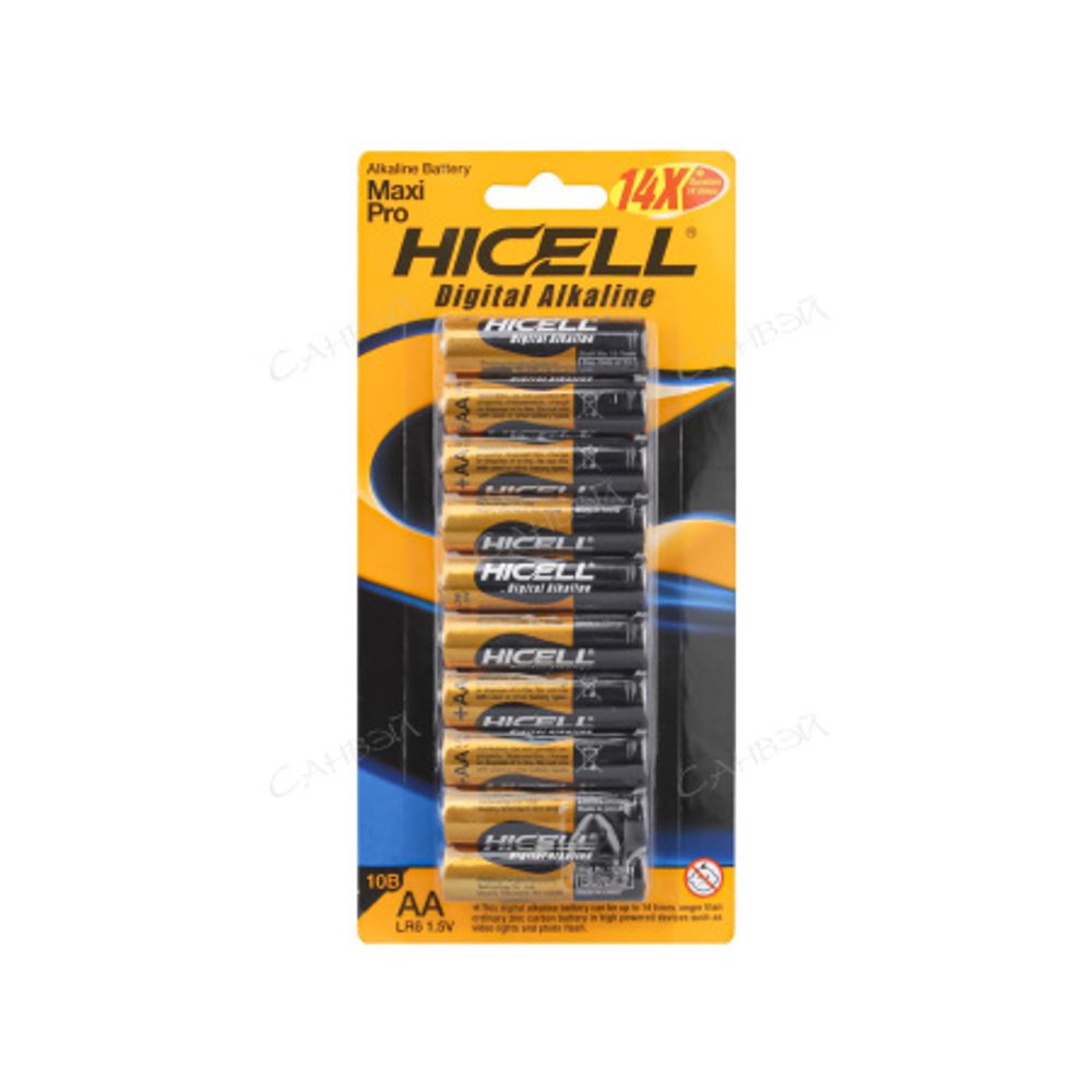 DVL Батарейка Hicell АА LR6 алкалиновая (10шт)