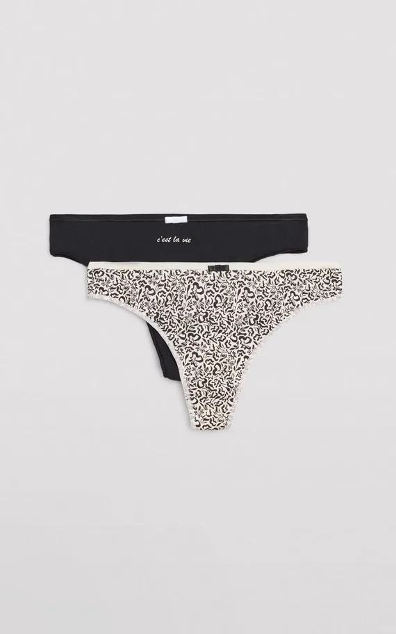 19012 Трусы стринги 2 шт. в упаковке