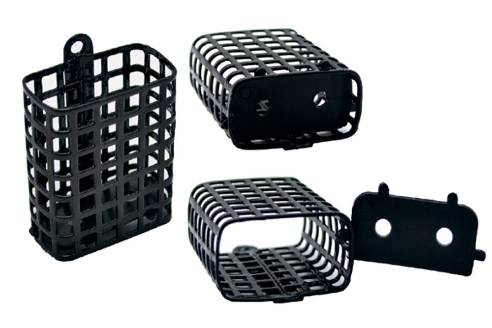 Кормушка ECOPRO фидерная металл. плоская черная  90 г. (10 шт)