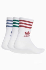 Носки adidas Mid Cut Crew 3 Pairs - белый