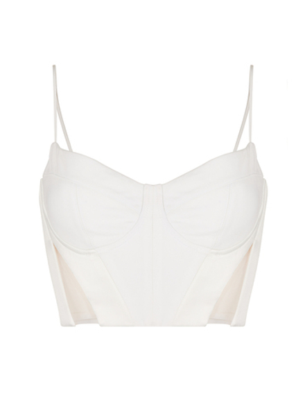 Корсет со вставками из сетки