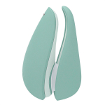 Серо-зеленый бесконтактный клиторальный стимулятор 10см Womanizer Liberty 2 Sage WZ112SG2