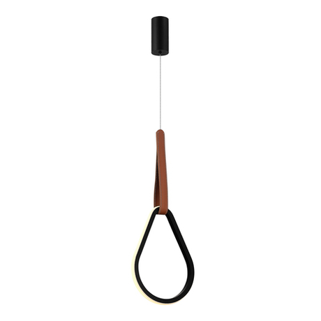 Светильник подвесной ST-Luce Черный, Терракотовый LED 1*12W SHAPE sl6131.413.12