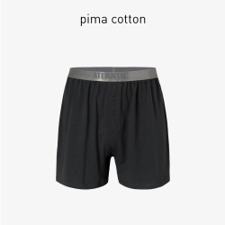 Мужские трусы боксеры графитовые ATLANTIC Pima Cotton BMB-005