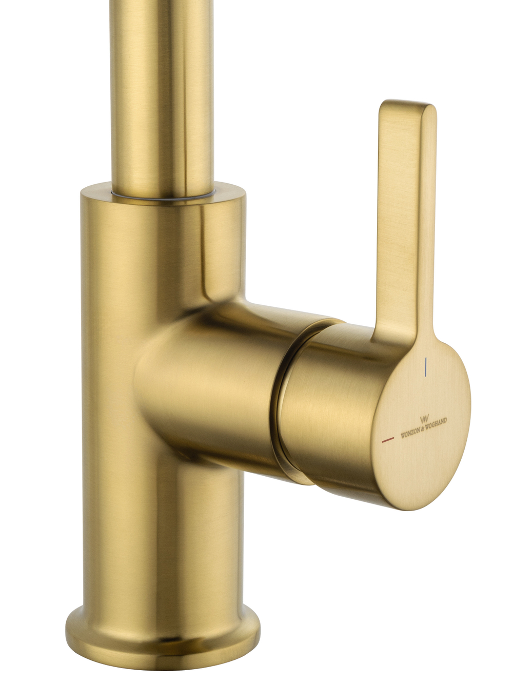 Смеситель для кухни c подключением фильтра WONZON & WOGHAND, Брашированное золото (WW-88458008-BG)