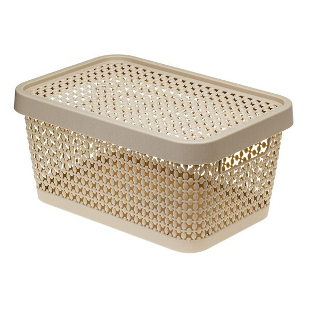 Коробка для хранения с крышкой "Пирула" 4,5л 267х183х125мм М2348