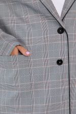 Жакет Нэри (серый/клетка) Б14111-34М LT Collection