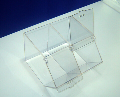 Диспенсер витрина для конфет мармеладов снеков орехов 2 ячейки