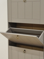 Банкетка Индра из МДФ, серая