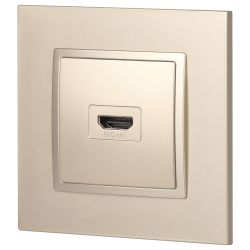 Розетка ЭРА Elegance 14-3114-04 HDMI IP20 шампань