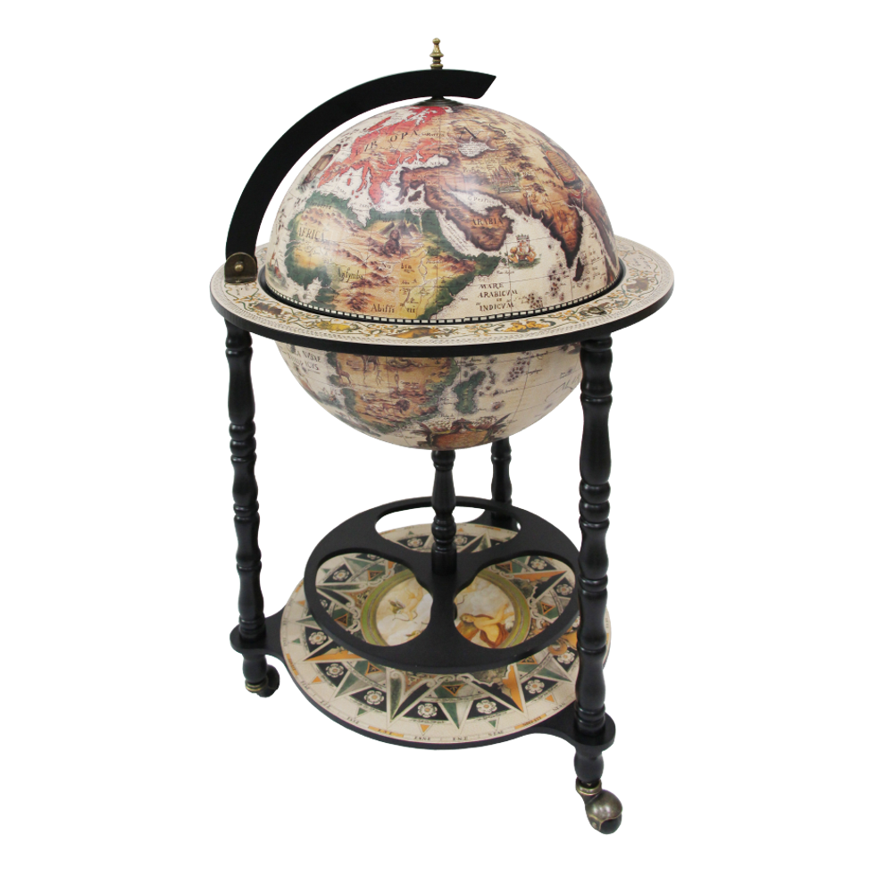 Jufeng Глобус-бар напольный d 45 весь белый