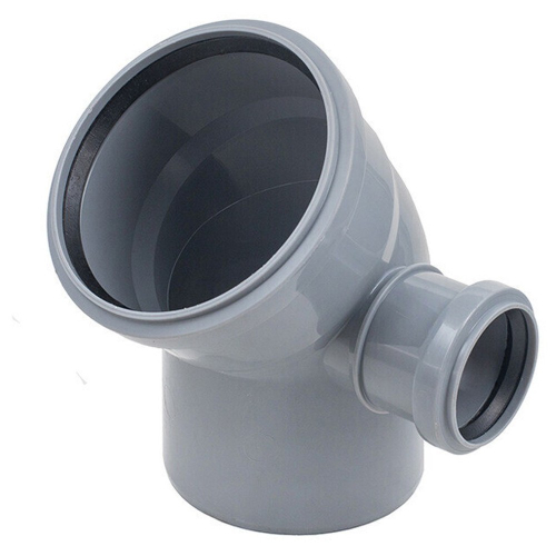 Отвод Политэк Пайп 110х45гр. с выходом 50 правый ВК