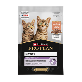 Про План Kitten Лосось в Соусе 85гр.