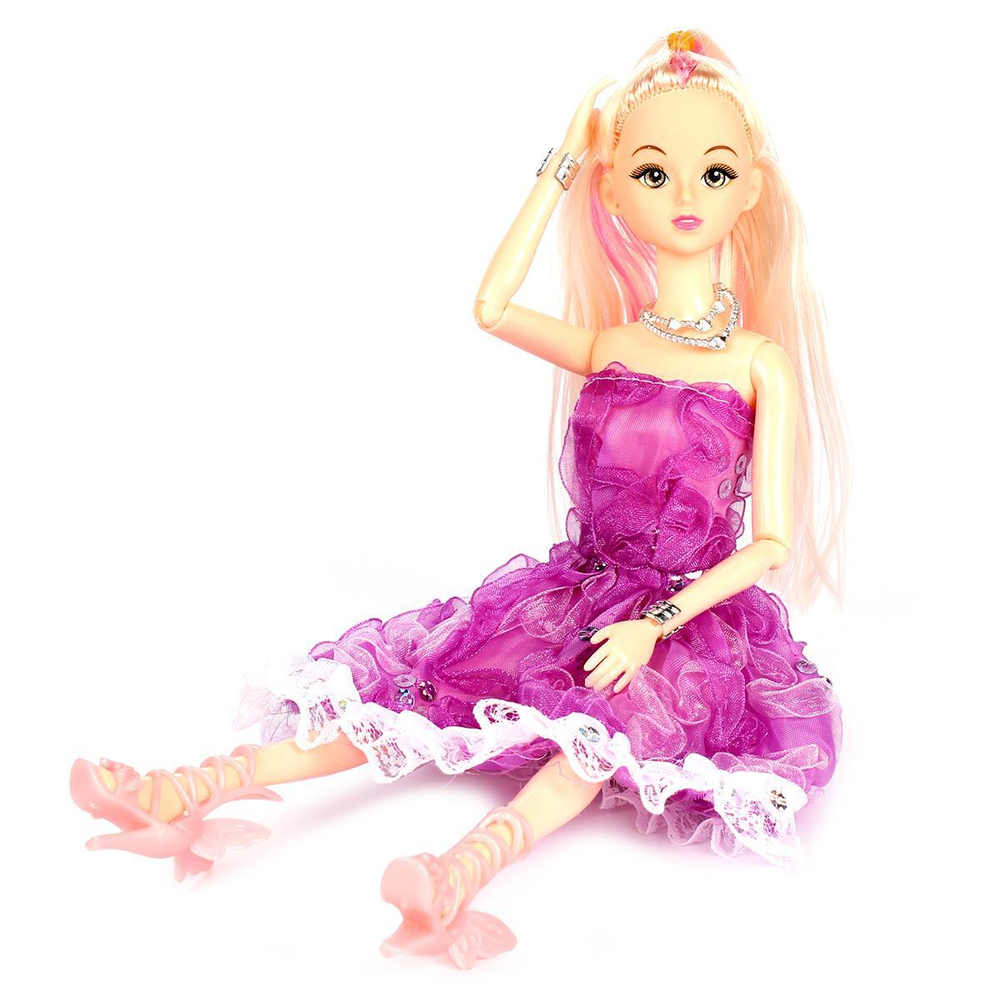 Кукла тип Модель на шарнирах с аксесс. 33см, коробка 55-02