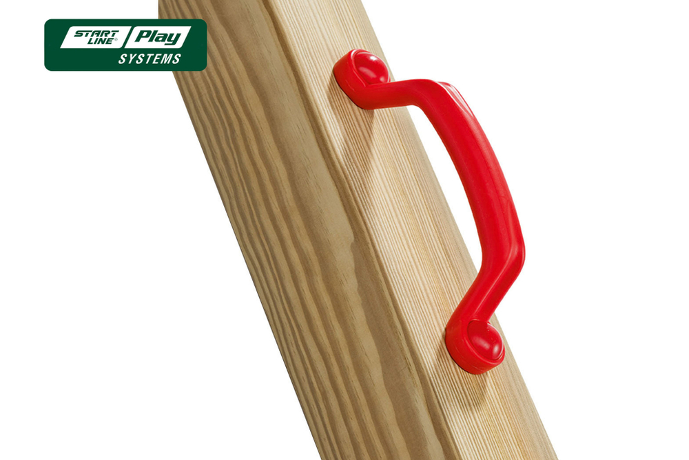 Пластиковый набор ручек красный