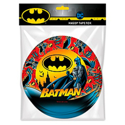 Набор-бумажных-тарелок-Бэтмен-18см-6шт