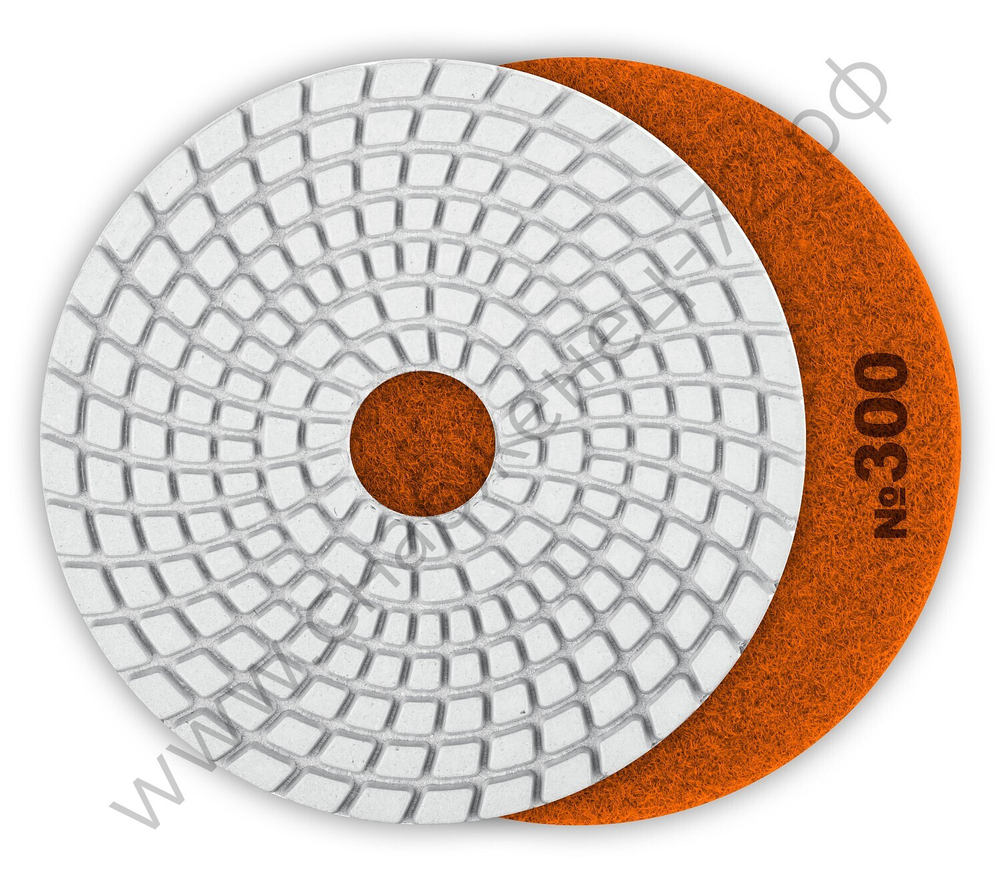 ЗУБР АГШК 125 мм, №300, мокрое шлифование, Алмазный гибкий шлифовальный круг (29867-300)