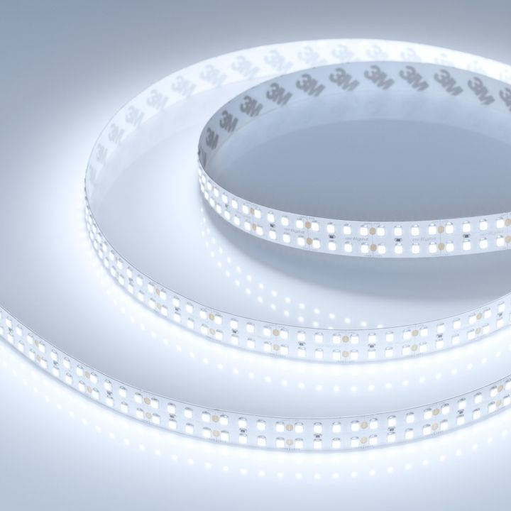 Светодиодная лента Arlight 24W/m 320LED/m 2835SMD холодный белый 5M 032600(2)