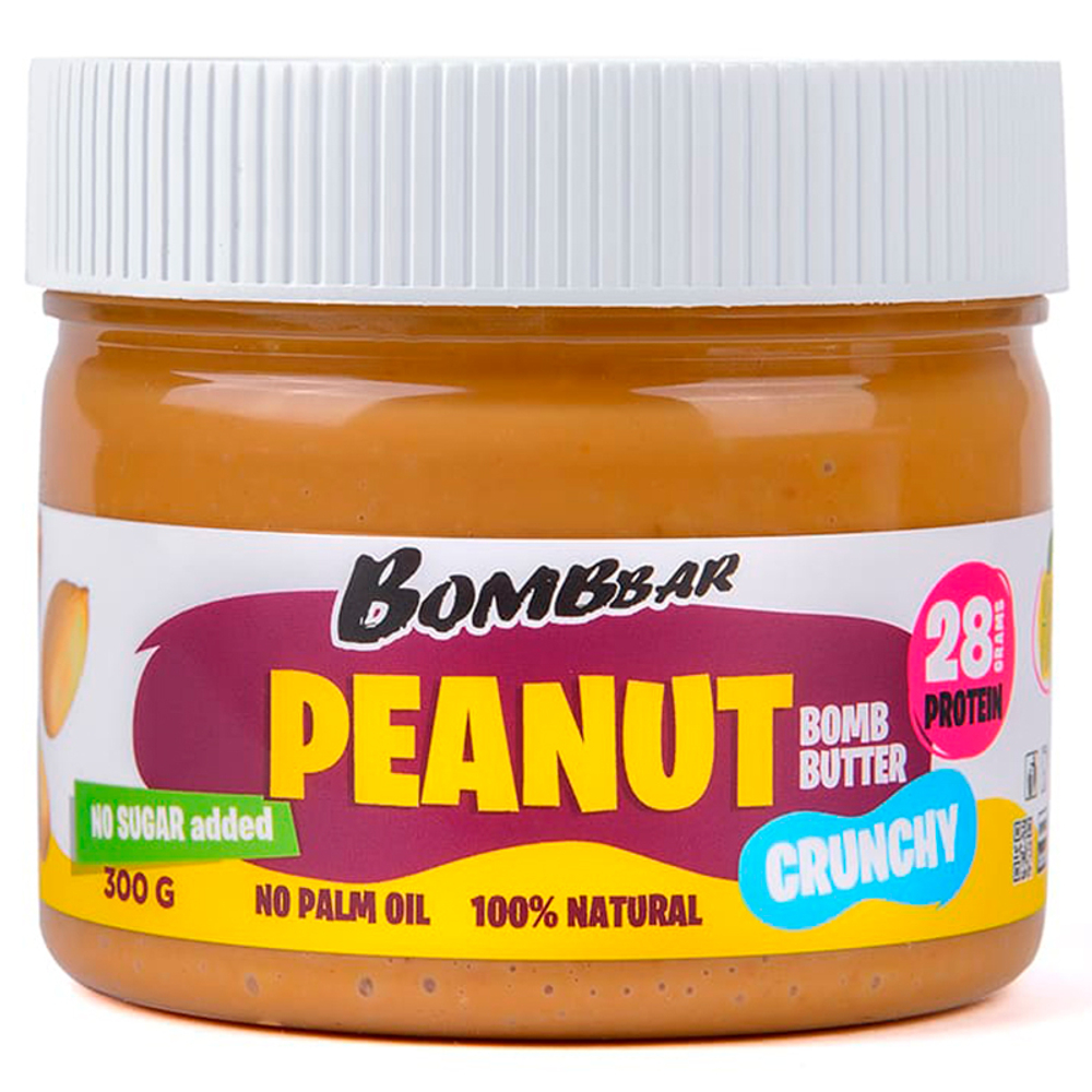Bombbar Паста Арахисовая Хрустящая Crunchy (300 гр.)