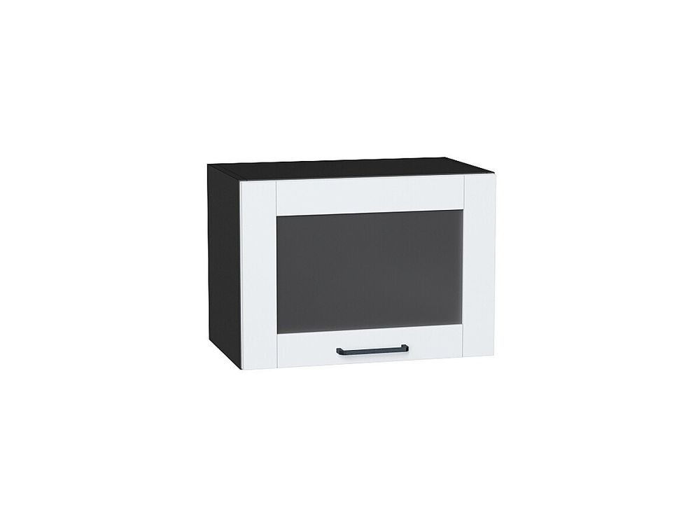 Шкаф верхний горизонтальный остекленный Флэт Плюс