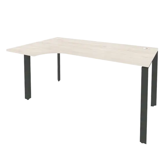 Onix Стол эргономичный левый на П-образном м/к O.MP-SA-1 (L) 1580*980*750 (720/460)